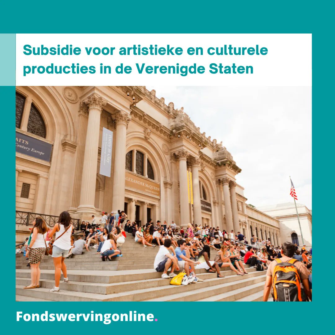 TenPages's tweet image. SUBSIDIE VOOR ARTISTIEKE EN CULTURELE PRODUCTIES IN DE VERENIGDE STATEN

Hoe gaaf zou het zijn als je na alle Corona ellende je muziek- of dansvoorstelling, film, theatervoorstelling of tentoonstelling kunt vertonen in de Verenigde Staten? 
Zie: buff.ly/30g31VV #subsidie