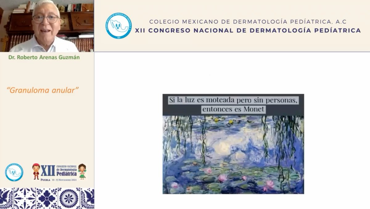 colmexdermaped's tweet photo. Un poco de #cultura e histopatología: "Si hay luz moteada y personas que no se la pasan bien. es Manet; Si la luz es moteada pero las personas se la pasan bien. es Renoir; Si la luz es moteada pero sin personas es Monet. para identificar el hierro coloidal" @RobertoArenasMD https://t.co/3MD2rRYxE4