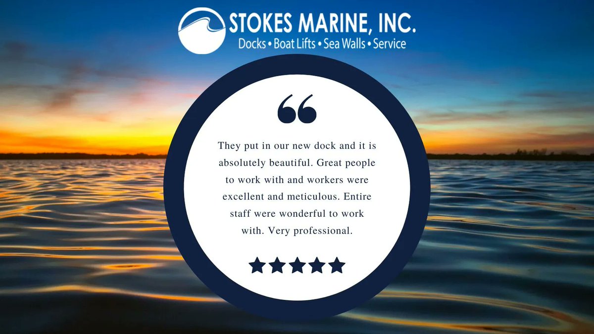 StokesMarineInc's tweet photo. It's #FiveStarFriday! If you've been satisfied with our services please leave a review here! https://t.co/vBzoNpbWSQ https://t.co/AENLY6jkVf