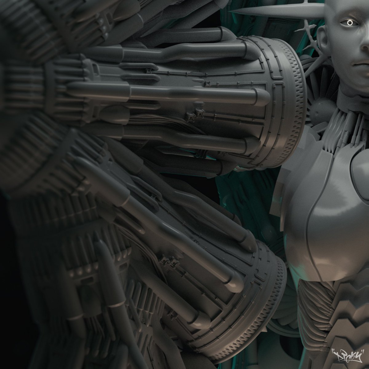 DickyHewage's tweet photo. Synthetic Hope v2 ///// 2021 /////
.
.
.
@arnoldrenderer @MaxonVFX @AdskMaya
#everydays #digitalart #imagination #love #cgi #digital3d #3dartist #dickyarts #artstation #fuckrender #instaart #renderzone #otoy #redshift #asthetic #render #cyberpunk #visualart #scifi #cyberpunk https://t.co/176B0tMuNt