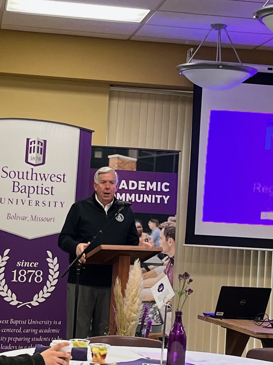 Thanks to Gov. Parsons for coming home and speaking to SWMASA.  Great support!