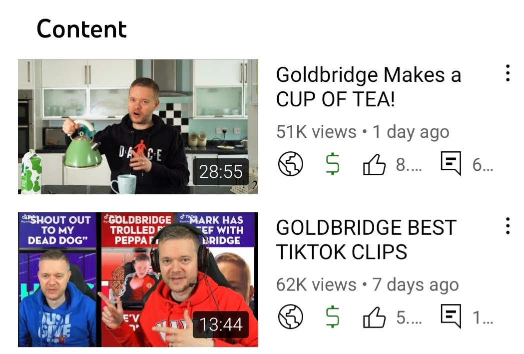 markgoldbridge's tweet photo. Goldbridge only gets views off United!...50k in 24 hours making a cup of tea. Sip on that haters https://t.co/VQfZVZhwsa