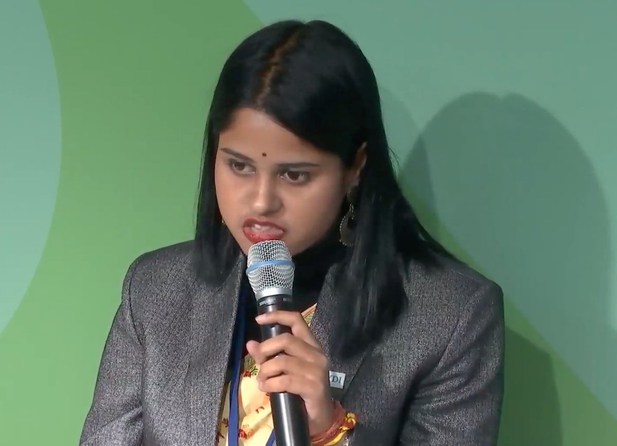 "We are trying to develop training programmes &amp; capacity-building programmes about green jobs &amp; UN processes, making the youth aware about how they can be instrumentally involved."

- <a href="/DishaSa86754600/">Disha Sarkar</a> at an event on youth at #COP26

(Re)watch the session:
youtube.com/watch?v=xrtNL2…