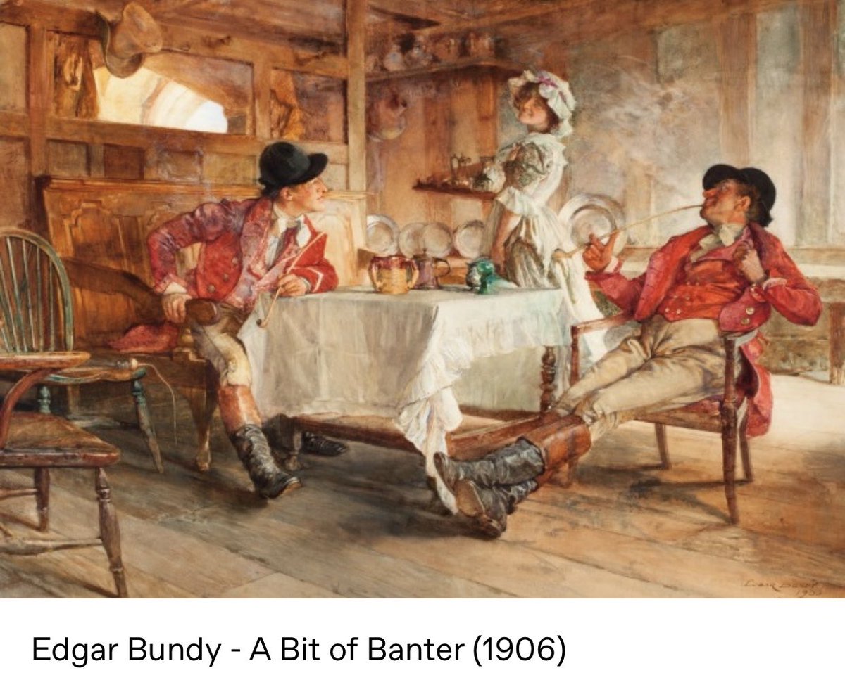Конец ужина. Edgar Bundy (British, 1862-1922). Застолье в европейской живописи. Жанровая живопись.