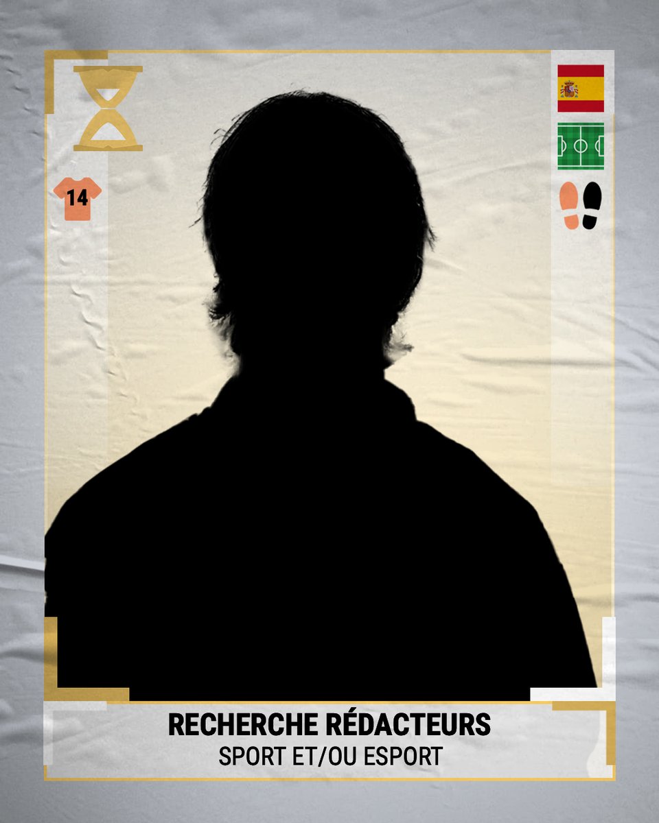 SportimeFr's tweet photo. ✍️RECHERCHE RÉDACTEURS✍️

Un petit penchant pour le sport et l’écriture sans langue de bois ?

𝐓𝐄𝐒𝐓
3-4 = on peut causer !
1-2 = il va falloir faire ses preuves mais viens quand même
0 = t'abuses...

Pour postuler, envoie un article par MP ou mail : sportime.contact@gmail.com https://t.co/AK7QtFETew