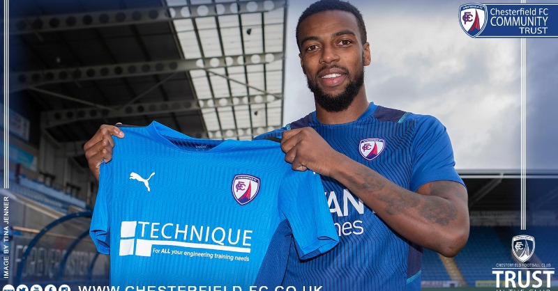 ChesterfieldFC's tweet photo. 📝 Williams joins Spireites

We are delighted to announce the signing of Tyrone Williams from Solihull Moors!

#Spireites