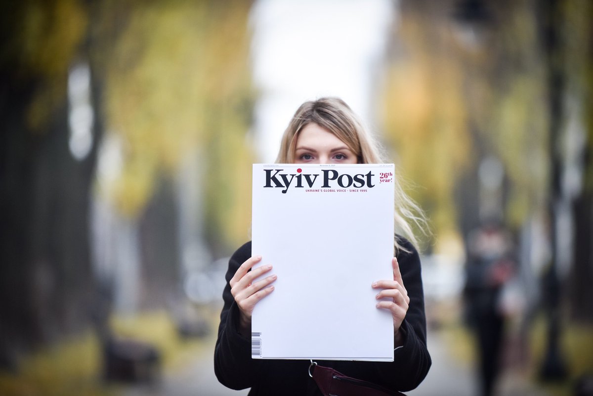 savekyivpost's tweet photo. ��ьогодні вперше в історії Kyiv Post не випустив ані друкований, ані цифро��ий номер газети.

Власник Kyiv Post Аднан Ківан закрив газету та звільнив усіх її працівників 8 листопада, після конфлікту з редакцією щодо редакційної незалежності видання.

#SaveKyivPost https://t.co/tb6AJAbW2s