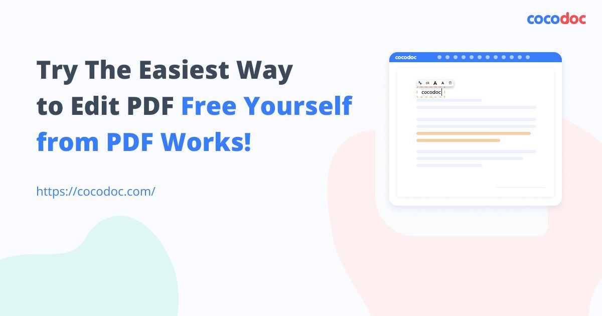 CocoDocOfficial's tweet photo. With concise webpage design and detailed instruction, you don't need to spend hours figuring out how it works. Try CocoDoc and free yourself from PDF works. https://t.co/lecEbfwvcm 

#PDF #documents #documentmanagement https://t.co/sOlKW0NF3B