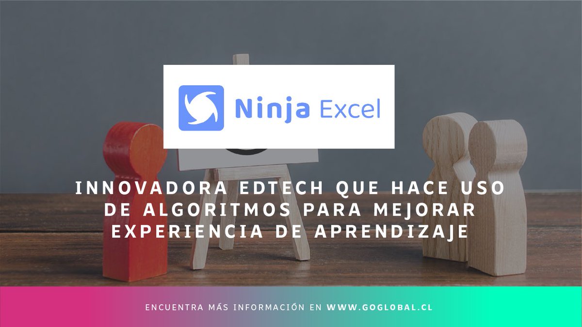 prochile_pe's tweet image. 💻#NinjaExcel es una #Edtech que nos acerca a un futuro en el que son las computadoras inteligentes las que educan a los seres humanos y mejoran los procesos de enseñanza aprendizaje. 
#InnovaciónEnEducación
