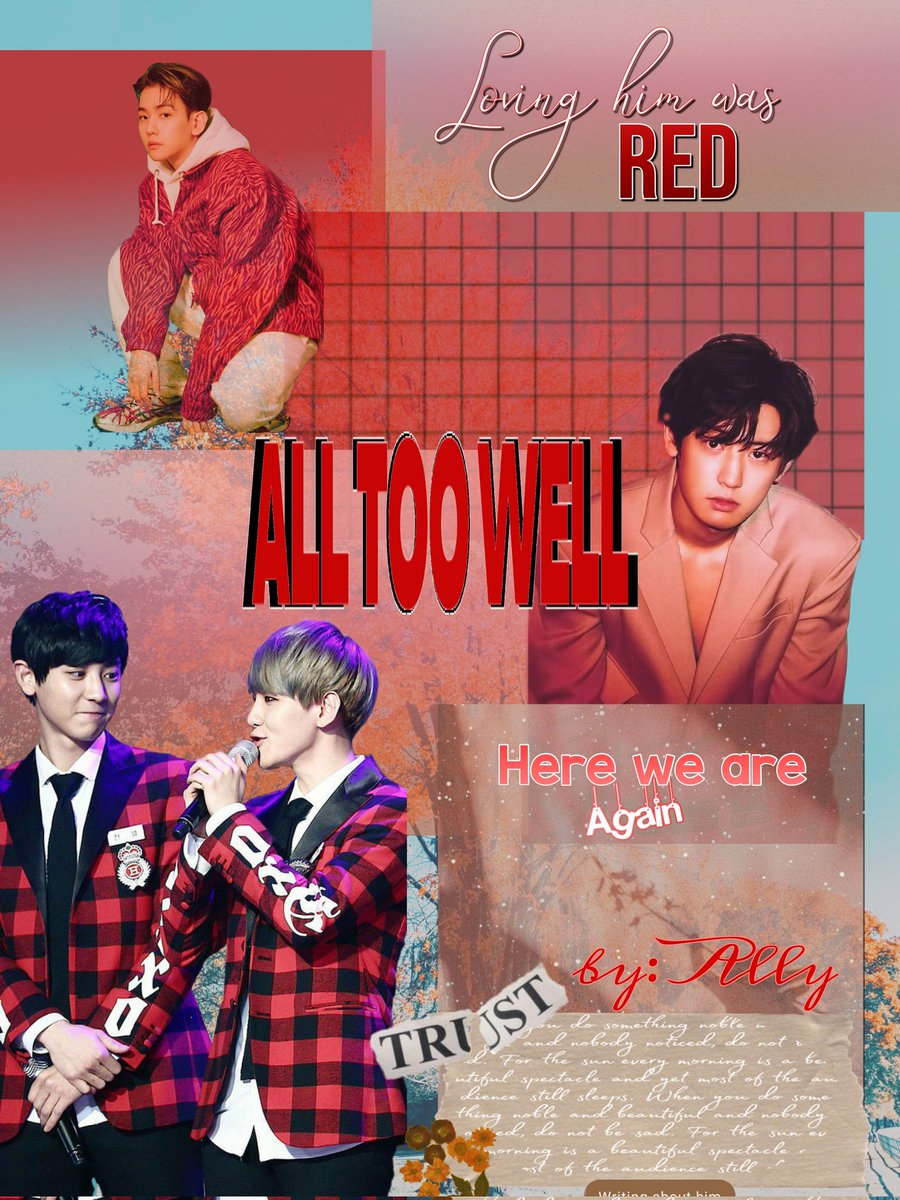 itsmeyourally's tweet photo. CHANBAEK AU #1
FOR RED SEASON (INSPIRED BY ALL TOO WELL)
#CHANBAEK #AU #Twitff #BaekYeol #NotoPlagiarism
Synopsis: It was when Baekhyun was just 19, he met the most handsome man ever in his eyes, Chanyeol who was 22 at that time. Everything can be great but not perfect.
xx https://t.co/rA7QzYHwZW