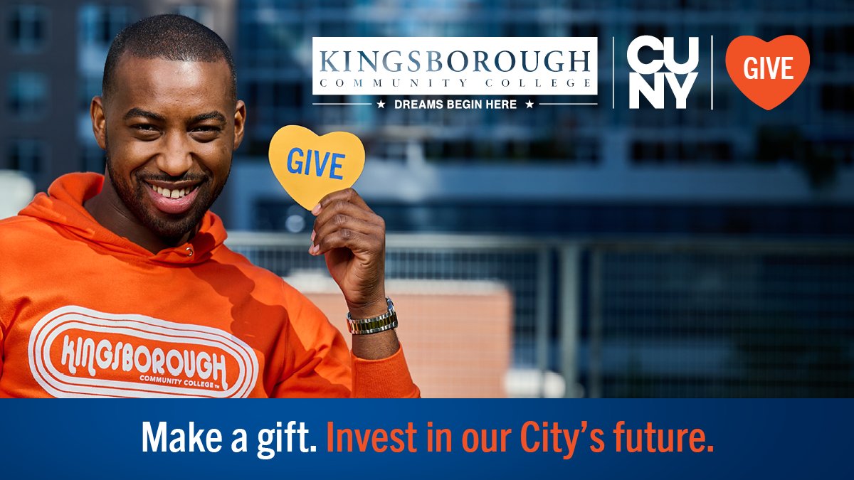 Show your love for Kingsborough and help us raise $50,000 by joining the #KCCSPIRIT Giving Tuesday Alumni All-Stars Team and donate today! kingsborough.cunytuesday.org/organizations/…