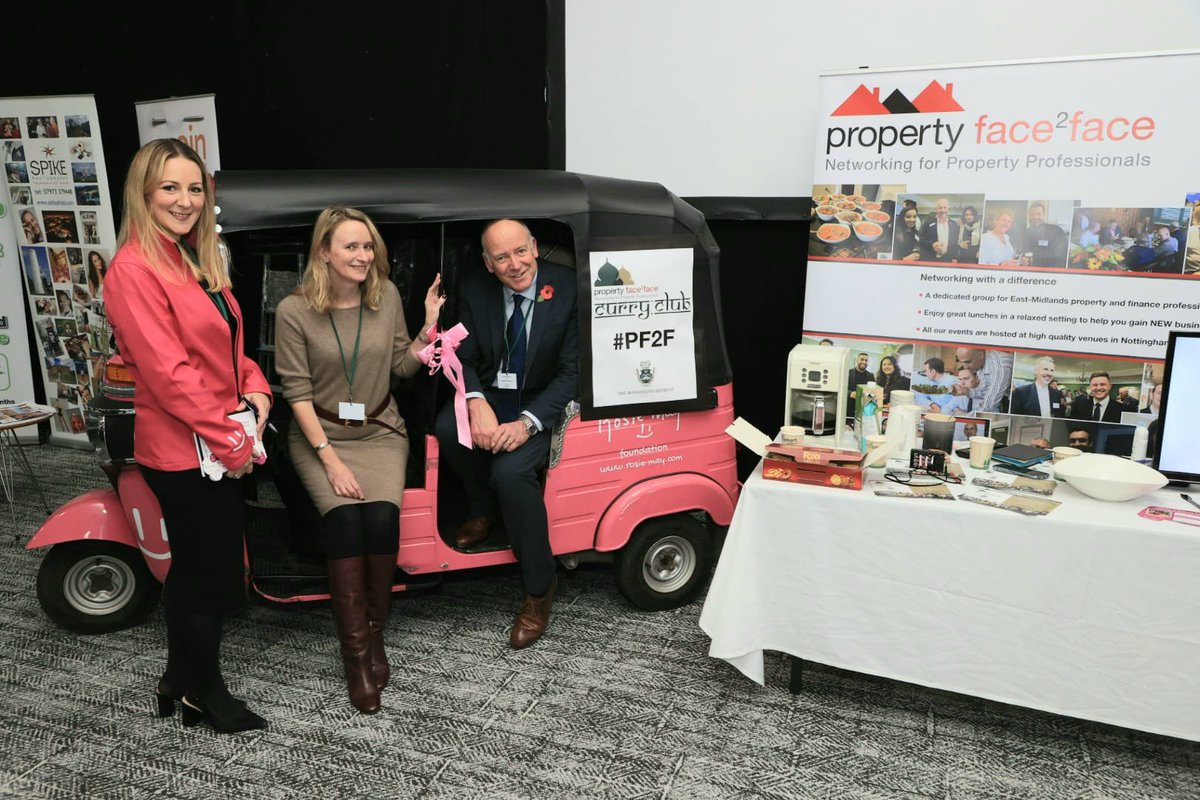 Another great East Midlands Property Show! Thank you Tina &amp; Martin! So good to meet familiar &amp; new faces after a year off. Rosie The Pink Tuk Tuk certainly drew the crowds! #CurryClub #PF2F