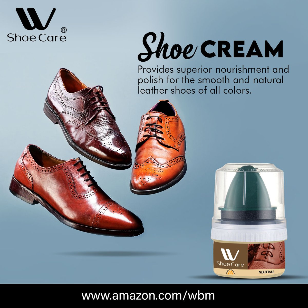 WBM Shoe Polish - For All Colors Leather Nourshing & Water