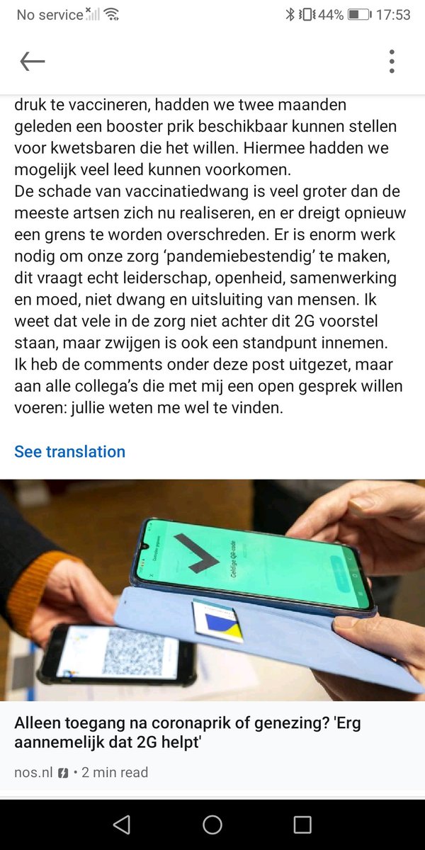 Voor alle schade die het 2G systeem zou doen aan individuen én onze samenleving, zal het voor de zorg weinig opleveren. 
#vaccinatiedwang #pandemiebestendigezorg