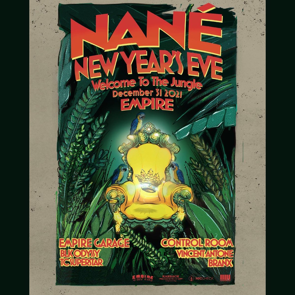 Hey y’all!

We’re so excited to announce that we’re playing on New Year’s Eve with @nanetheband, Vincent Antone, <a href="/blkodyssy/">B L K O D Y S S Y</a>, and <a href="/ThisIsBranx/">BRANX</a> at Empire Control Room &amp; Garage!✨

Tickets are on sale NOW! Link in bio

📸: Sydney Mike Mayer