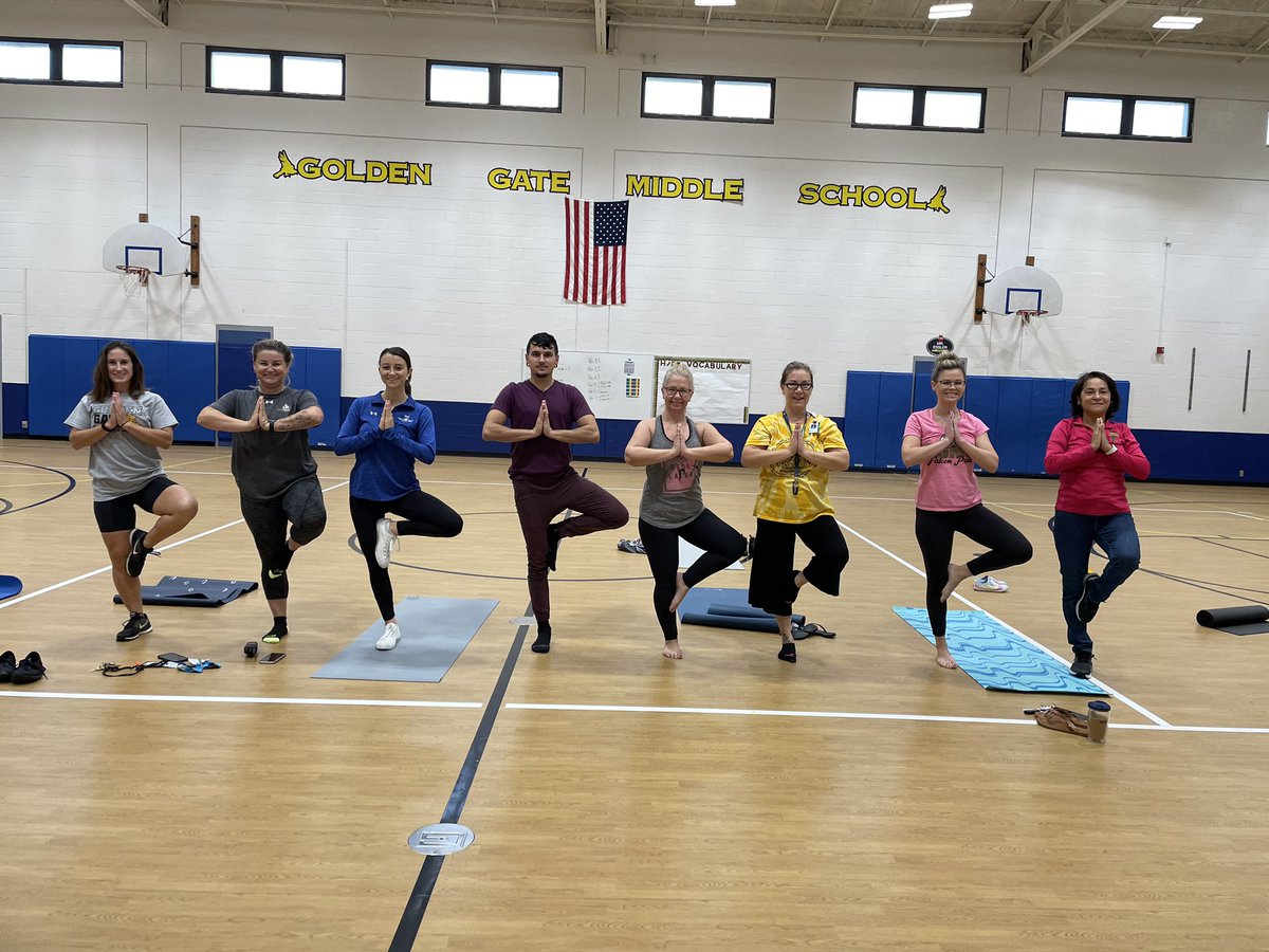 CasconeMs's tweet photo. We had a relaxing morning at GGM thanks to the wellness committee and @JulieFrizzi  🧘‍♀️ https://t.co/O8wcTMnlpJ