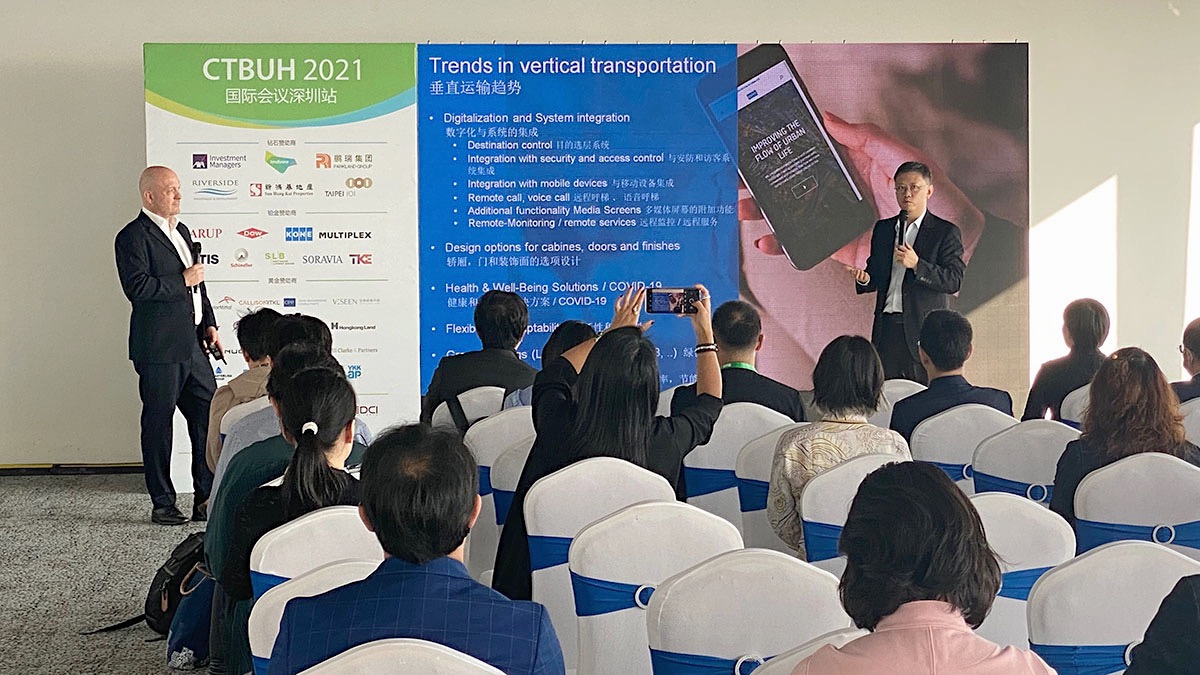 KONECorporation's tweet image. What an exciting week at #CTBUH2021 🤩 A big thank you to @CTBUH, our amazing #KONE team, and everyone who joined us at the events in Chicago, London, and Shenzhen. So many (face-to-face!) encounters and discussions on #TheFutureCity. Hope to see you again next year! 👋