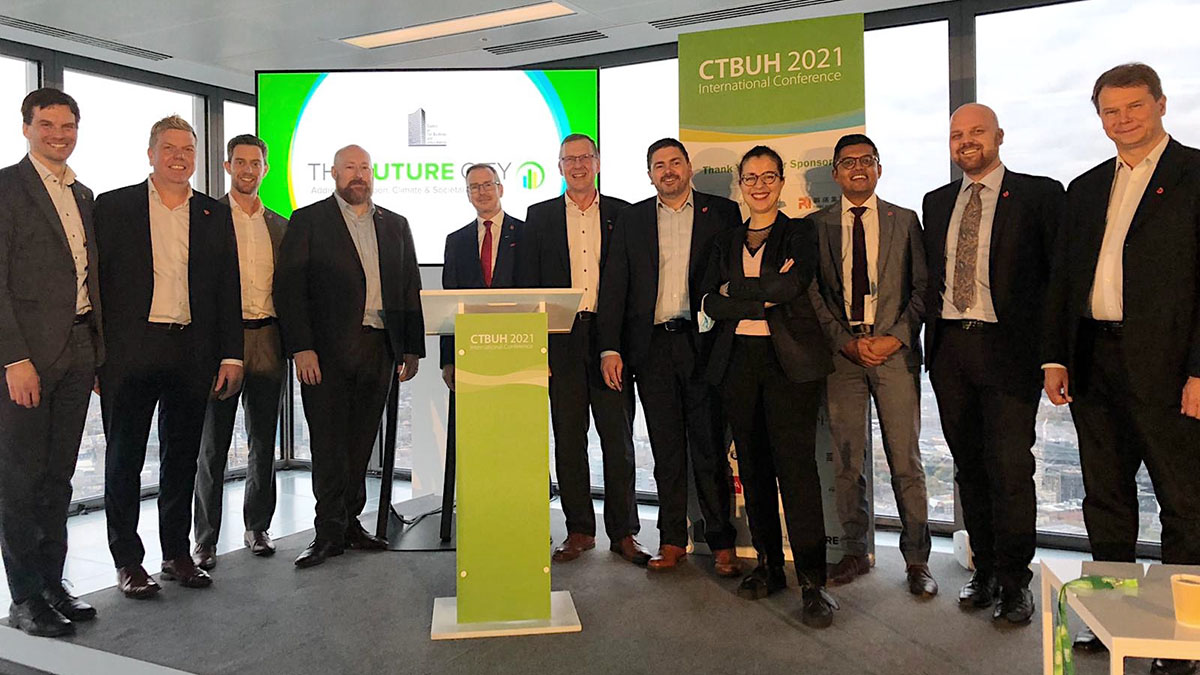 KONECorporation's tweet image. What an exciting week at #CTBUH2021 🤩 A big thank you to @CTBUH, our amazing #KONE team, and everyone who joined us at the events in Chicago, London, and Shenzhen. So many (face-to-face!) encounters and discussions on #TheFutureCity. Hope to see you again next year! 👋