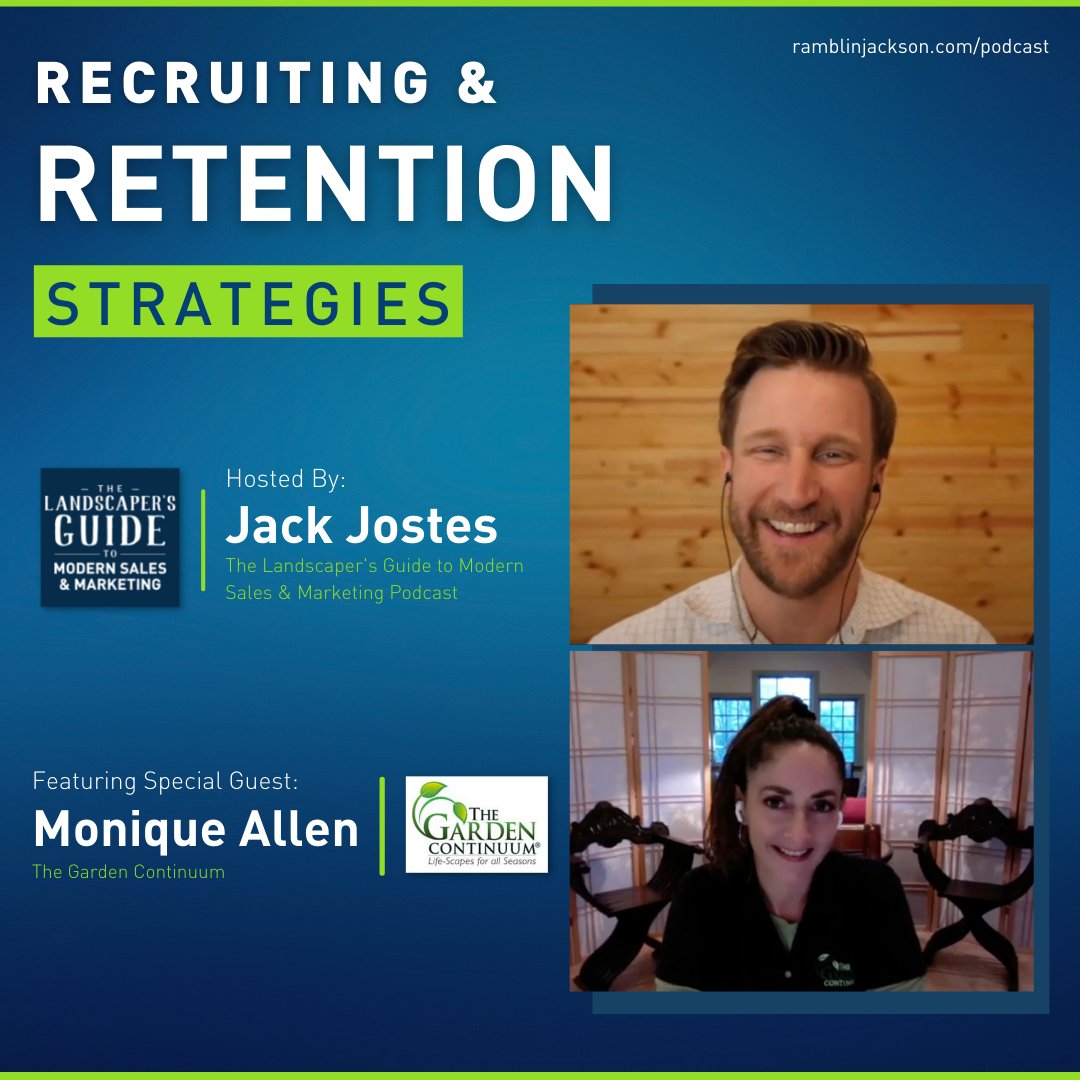 If there's 1 thing in common with the most ineffective landscaping job ads, it's demanding at least 3 years of experience. 

Listen to today's episode to learn more about what is (and isn't) working in recruiting and retention in the landscape industry.

ramblinjackson.com/podcast
