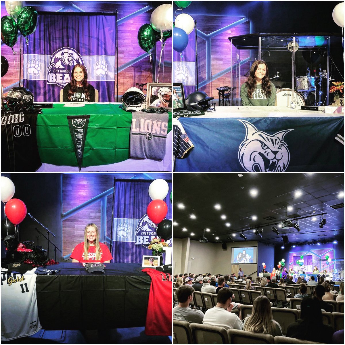 BIG THANKS for all who came to see our girls sign! WE. ARE. PROUD. #cbluff