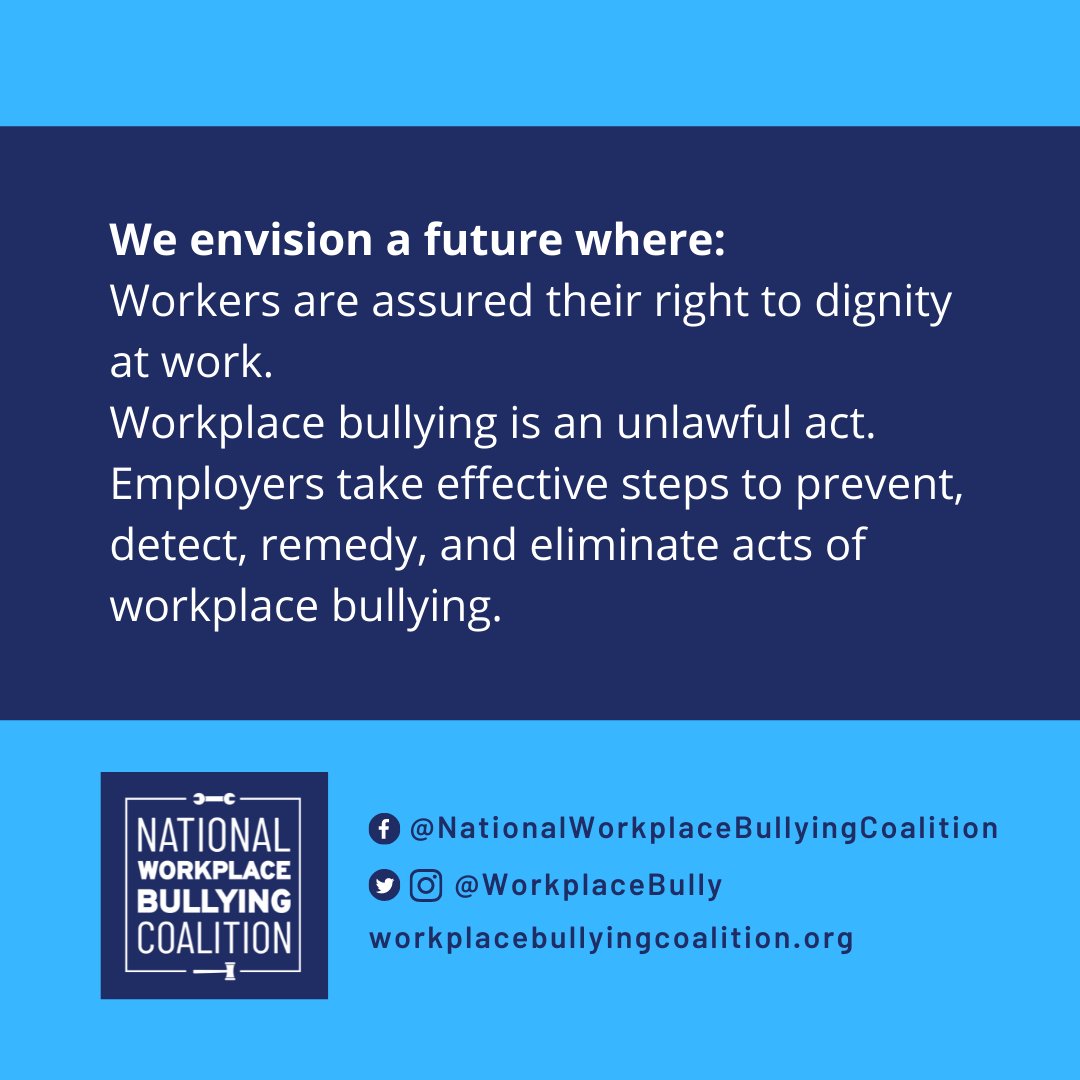 DignityWorkAct's tweet photo. Sign the petition to end workplace bullying: https://t.co/IUMo7IM7hN
#NotDyingforWork #DignityAtWork #DignityAtWorkAct #ItMakesMeSick #StopTheMobbing #BullyFree #RespectAtWork #EndWorkplaceAbuse #EndWorkplaceBullying #StopWorkplaceBullying #StopWorkplaceAbuse https://t.co/wiiC5izE1A
