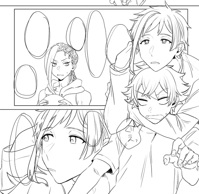 今日の進捗
♡くんの目のメイク忘れないようにしないと 