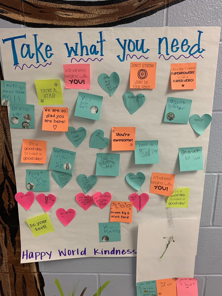 MsLeva__'s tweet photo. Take what you need for World Kindness Day! #WorldKindnessDay https://t.co/dSxzSIXk43
