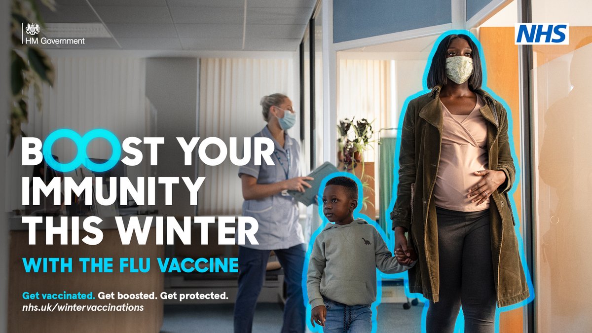 NHSuk's tweet photo. Many adults, most children and all pregnant women are eligible for a free flu vaccine: https://t.co/Znt4BcmoMe https://t.co/x60DN2xfvO