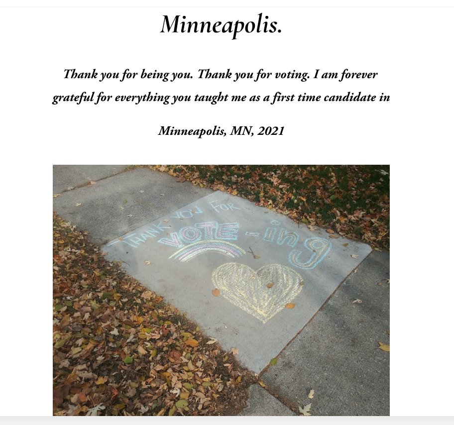 Katherine4Parks's tweet photo. Minneapolis, I appreciate you https://t.co/mj1zgjUbVk