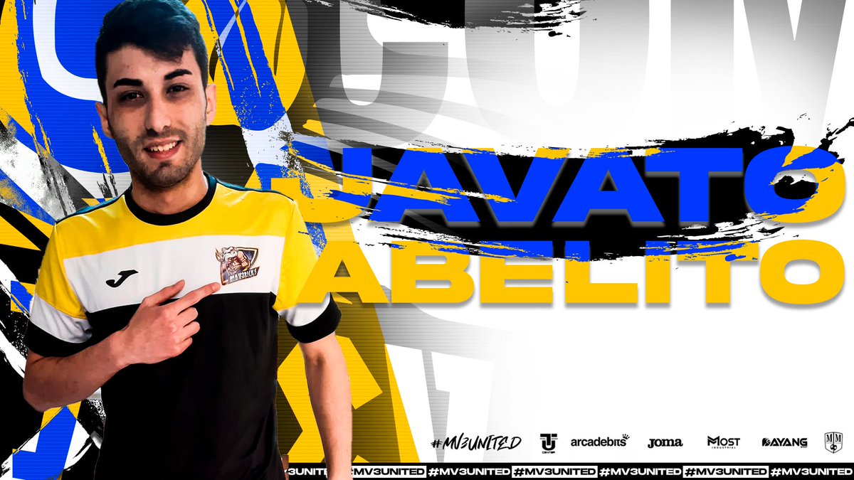 ¡Bienvenido <a href="/JavatoAbelito/">JAvAtOAbeLiTo</a>!

Estamos muy contentos de que te unas a esta enorme familia ❤️
Te veremos pisando el campo de juego de #FIFA22 con los colores marinos 🌊

#MV3United 💛🖤