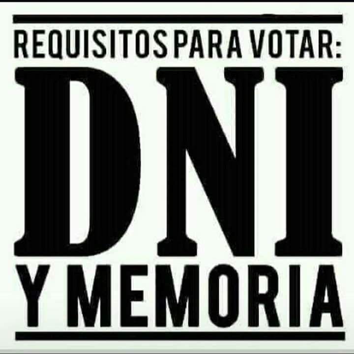 ChinchinSPN's tweet photo. Si votamos con buena memoria, con memoria activa, vamos a votar bien y #VotoAVotoLaDamosVuelta con fuerza compañerxs ‼️ https://t.co/xBy6IkvsRb