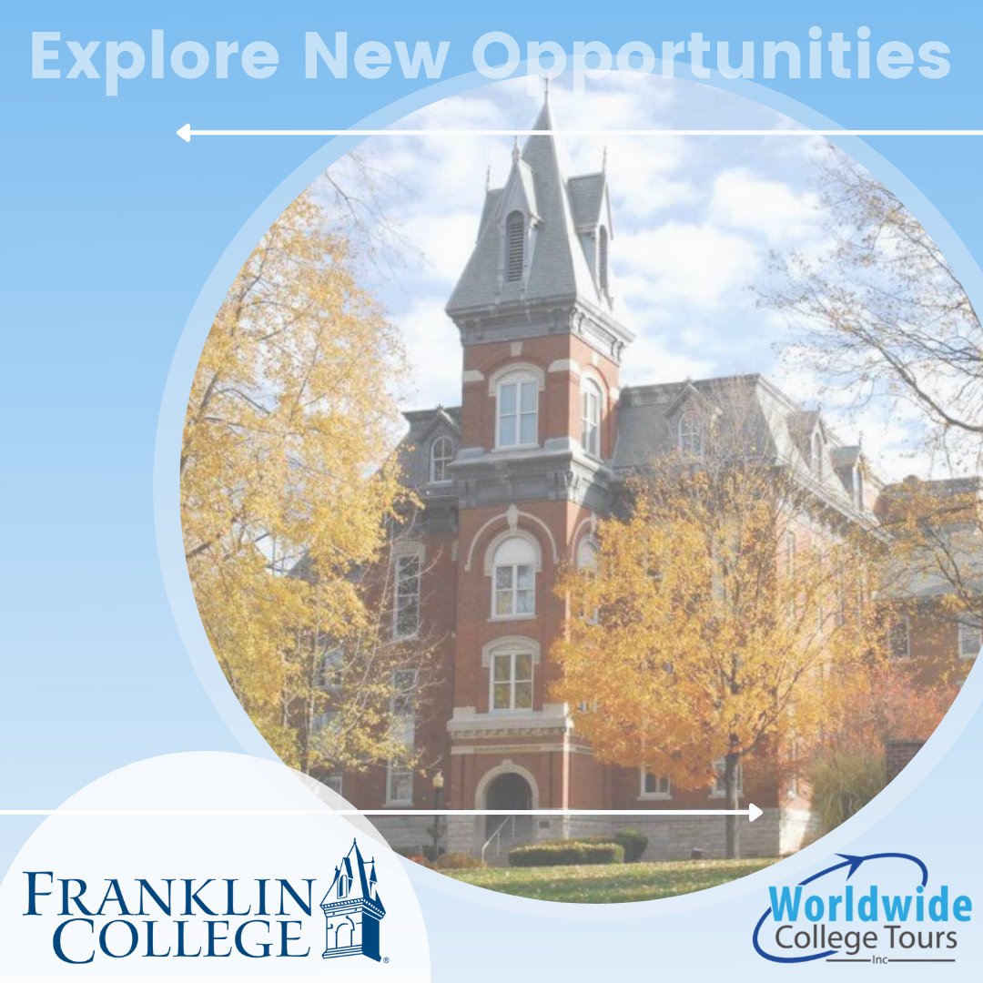 ExploreWWCT's tweet photo. Are you interested in studying in the USA? Check out: @FranklinCollege 

A Franklin College education fosters independent thinking, innovation, leadership and action for ever-changing professions and a globally connected world

https://t.co/LCaK4Qkvpv https://t.co/Srz6lTyLhG