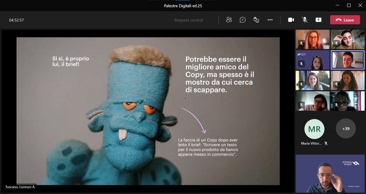 Si conclude oggi la prima settimana di #PalestreDigitali!
Gli studenti hanno avuto modo di ascoltare preziose testimonianze in #AulaVirtuale e di spaziare dal Copy alla Digital Strategy, dalla UX all'E-commerce strategy e tante altre lezioni in ambito #Digital.