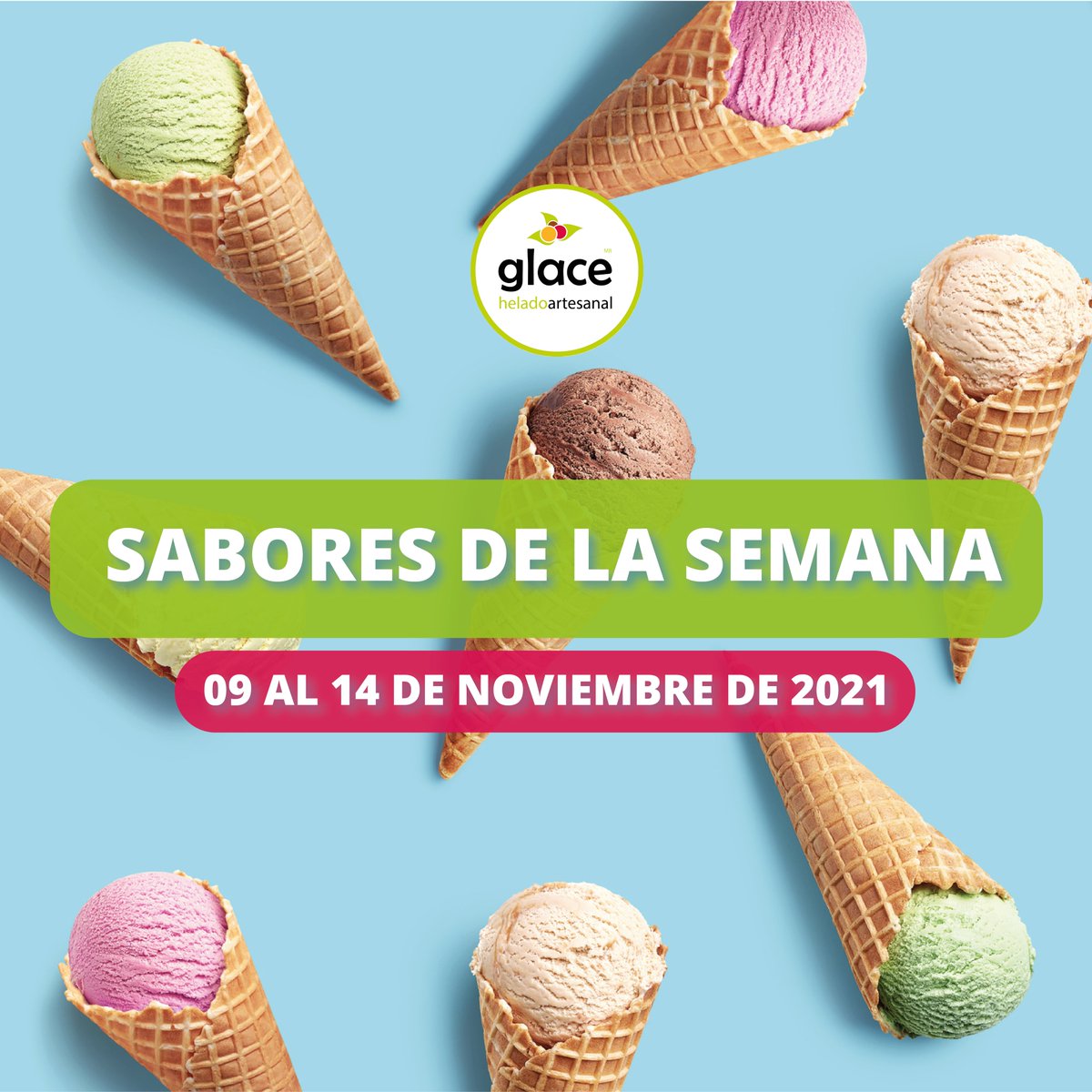 GlaceHelado's tweet photo. Conoce los #saboressemanales y cuéntanos, ¿cuál se te antoja más? 🤤
📍 Te esperamos en Av. Coyoacán 360-Local A, código 2, Del Valle Norte
#heladoartesanal #helado #postre #postrenatural #heladonatural #somosglace https://t.co/lpHAGYg9V9
