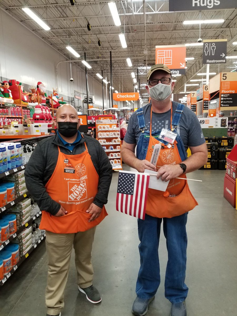 You're sacrifices and service mean everything to us. Thank you for all you've done for this country. Happy Veteran's Day!
<a href="/Jhans818/">Jonathan Barrera</a> <a href="/AshleyW51904615/">Ashley Ward</a> <a href="/THDKevinL/">Kevin Lu</a> <a href="/Pearland6543HD/">PEARLAND HOME DEPOT 6543</a>