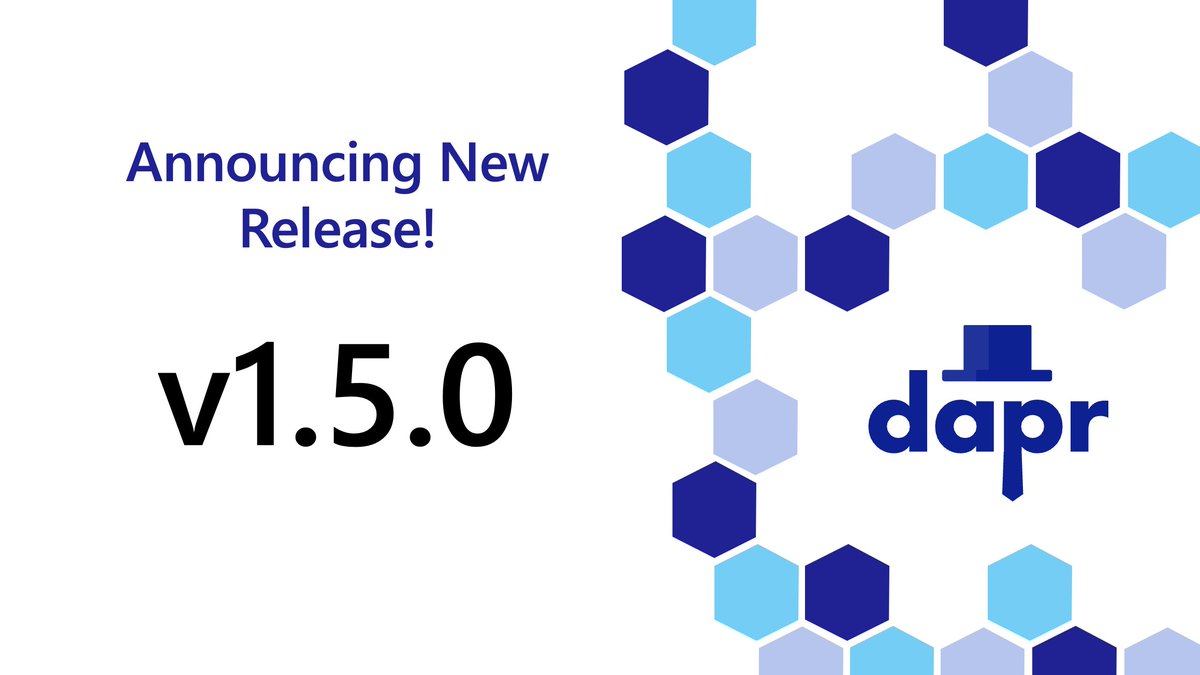daprdev's tweet image. 👋 We are excited to announce the release Dapr v1.5.0!
Thanks to our community of contributors who made this release possible! 🎉
See what's new here:
blog.dapr.io/posts/2021/11/…