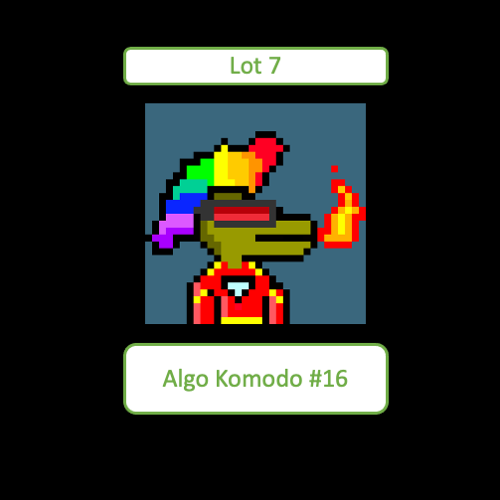 algokomodo's tweet photo. Reverse auction is starting on our discord server in few min - 10 lots including Algo Komodo 1 to 24
β‘οΈ https://t.co/aGrFjqdFzL
#algokomodo #Algorand #Algo #NFT #algofam #NFTcollectibles #NFTGiveaways #Algodrop #NFTshill #NFTGiveaway https://t.co/UQJs6iBOlt