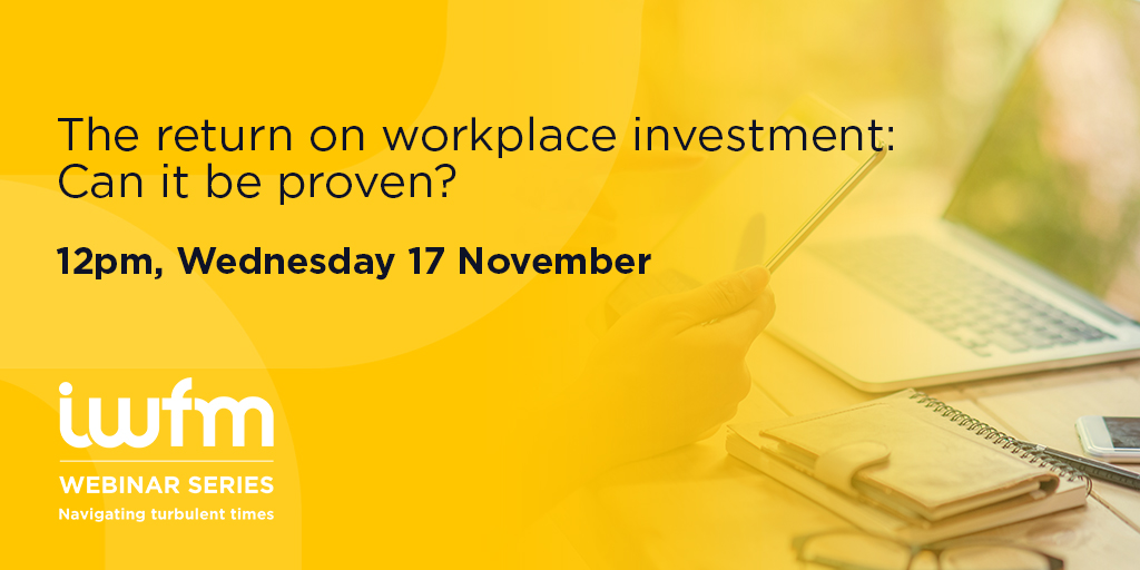 Register now for episode 61 of ‘Navigating turbulent times’ when we will introduce our new return on workplace investment (ROWI) tool intended for calculating the impact of workplace optimisation projects. Register here &gt; ow.ly/haJ350GMt31