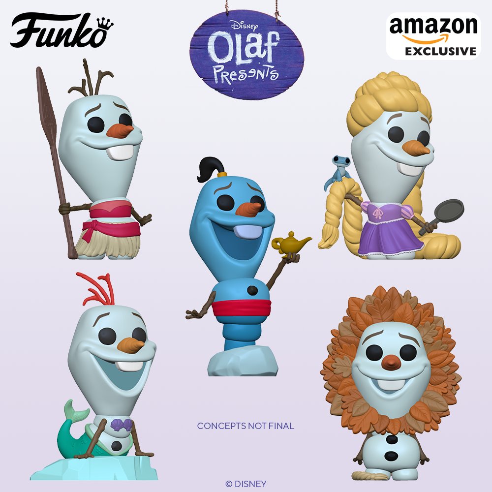 Funko on X: From snowman to showman, Olaf is ready to retell favorite  Disney animated tales. Coming Soon: Pop! Disney - Olaf Presents. Pre-order  these five  exclusive Olaf's today to add