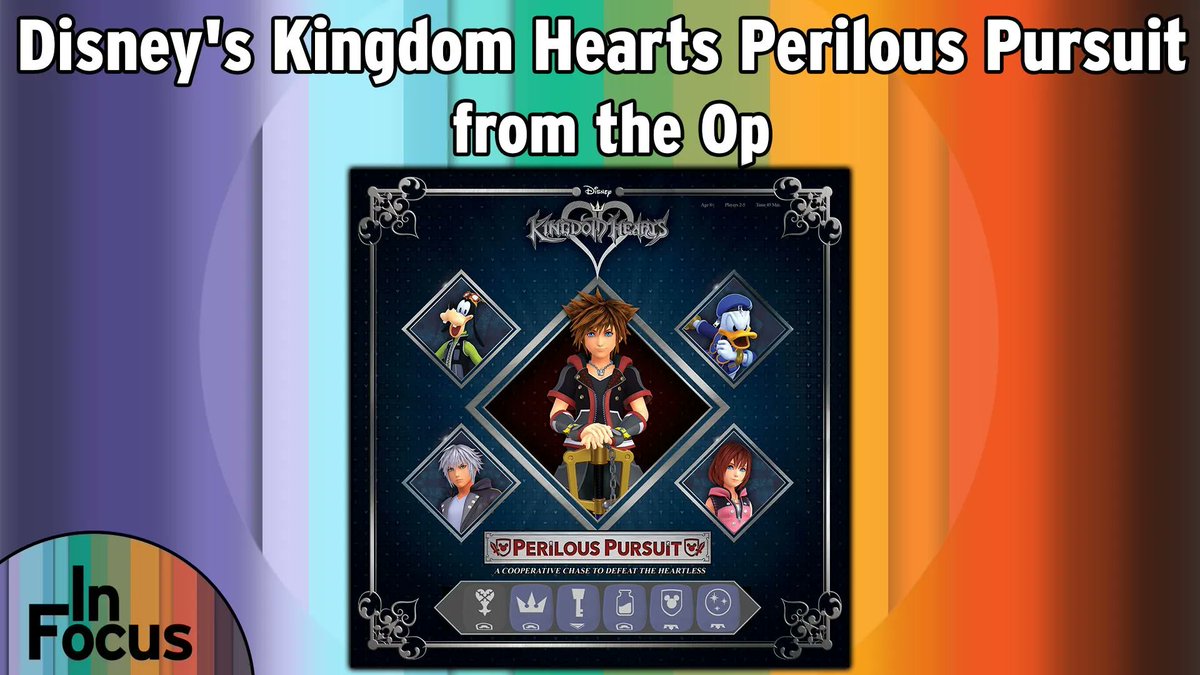 BoardGameGeek's tweet photo. Take a closer look at "Disney's Kingdom Hearts Perilous Pursuit" - In Focus! from @TheOpGames. This episode is presented by Nick Murphy and sponsored by The Op.—Lincoln #BGGInFocus https://t.co/L5K68v2C6F https://t.co/p8npQpAzJh