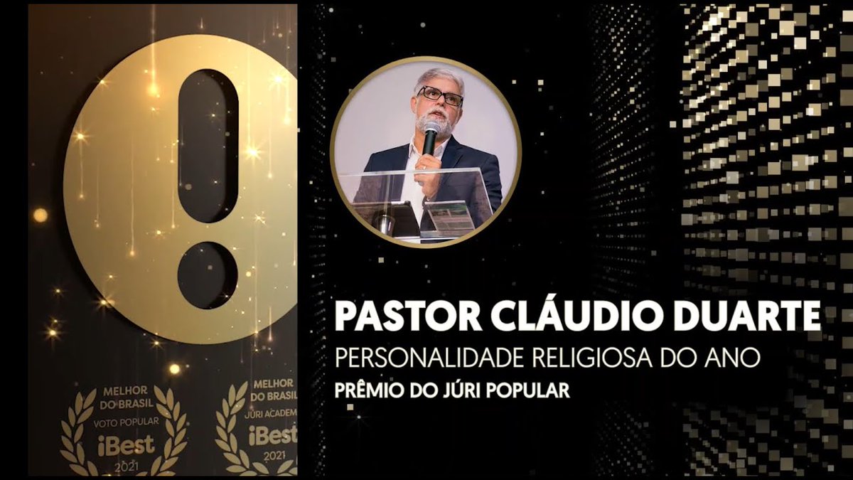PremioiBest's tweet photo. Parabéns, Pastor Claudio Duarte! Eleito o Melhor do Brasil pelo Júri Popular em Personalidade Religiosa do Ano! 🤩🥳😃

#iBest2021 #PremioiBest #iBest #PrClaudioDuarte #PersonalidadeReligiosadoAno https://t.co/p5Go6EdYpl https://t.co/lkdD3NGA05
