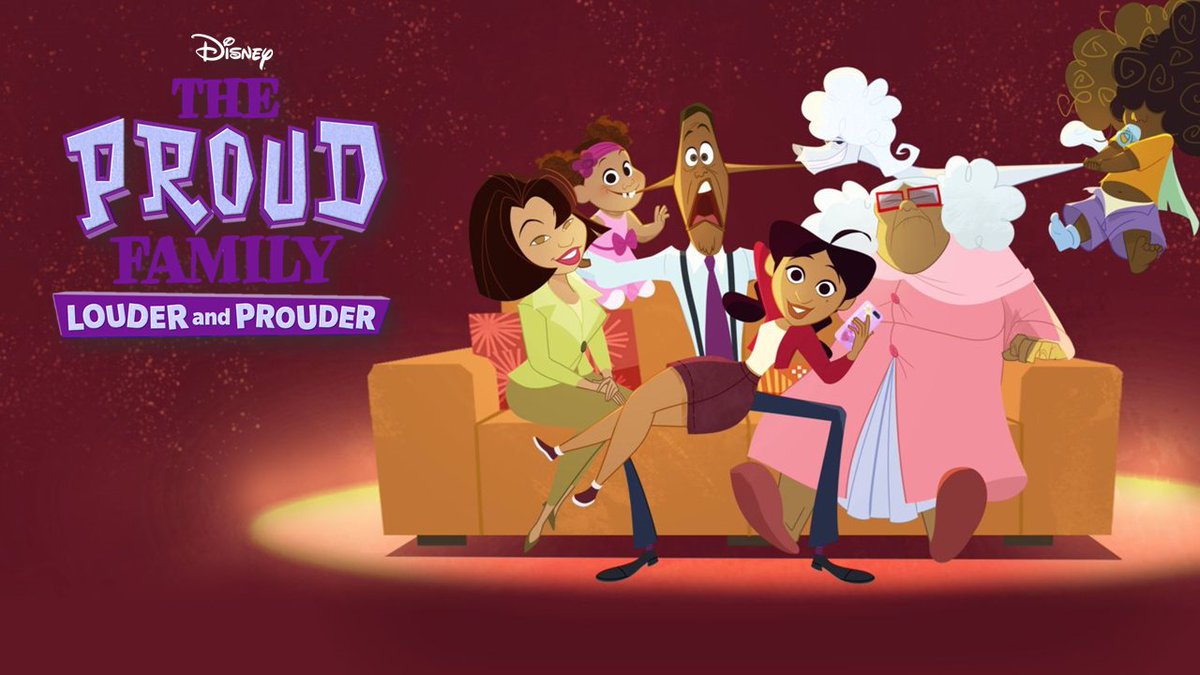 New #TheProudFamily Louder And Prouder Key Art via Disney+ Page.#TheProudFa...