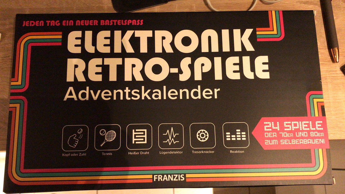 Ich freue mich schon sehr auf die #Adventszeit. 😍

#Advent #Elektronik #EsIstLiebe #Franzis #Adventskalender