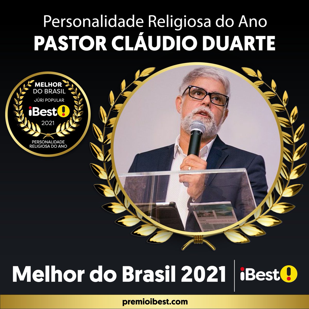 PremioiBest's tweet photo. Parabéns, Pastor Claudio Duarte! Eleito o Melhor do Brasil pelo Júri Popular em Personalidade Religiosa do Ano! 🤩🥳😃

#iBest2021 #PremioiBest #iBest #PrClaudioDuarte #PersonalidadeReligiosadoAno https://t.co/3LHI5LZxSx