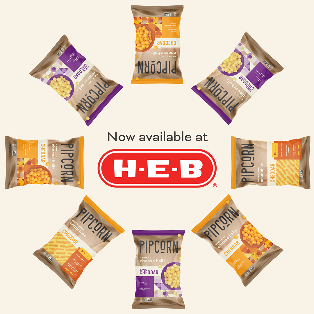 Attention <a href="/HEB/">H-E-B</a> shoppers, our snacks are available now in the snack aisle! Head to your closest HEB and grab a bag now! Post a picture on social and tag us for a chance to win a case of our snacks.🎉 Click this link to find the closest retailer to you!🛒 
bit.ly/3wCj7oF