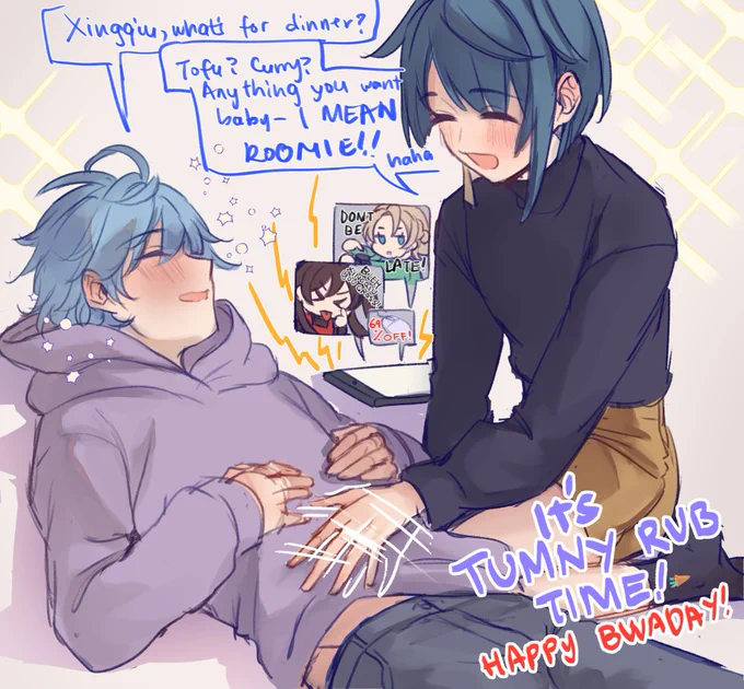 HAPPY BWADAY!!!!!! 🥳🥳🥳🥳🥳🥳🥳 fanart of bwa's socmed au which never fails to cheer me up 🥺🌼 wishin u a very albedo!!!! and a great year yeeayahh!!
#xingyun 