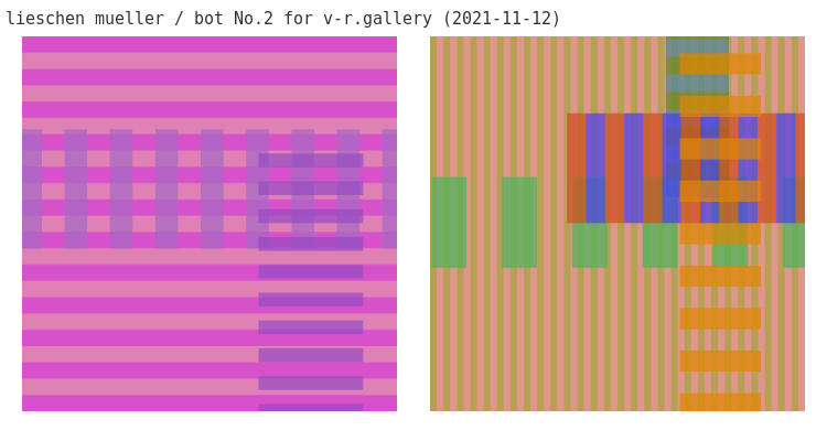 _VR_gallery's tweet image. We rearranged @_VR_gallery No.2 for you. Visit v-r.gallery/vrg2.html to watch an exclusively generated animation. For documentation please visit lieschen.art