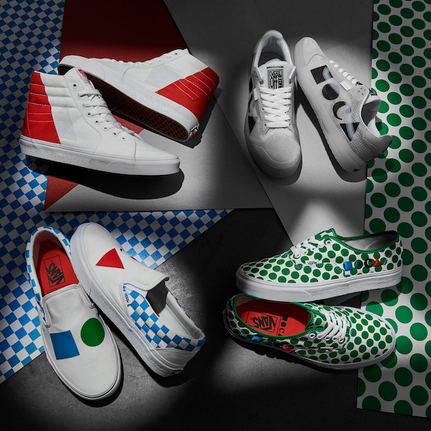 Vans's tweet photo. Vans x @MOCALosAngeles just landed. See the full line up featuring art by Judy Baca, Frances Stark, and Brenna Youngblood at https://t.co/sUcoqW9Fcr https://t.co/XIRsnd1HEB