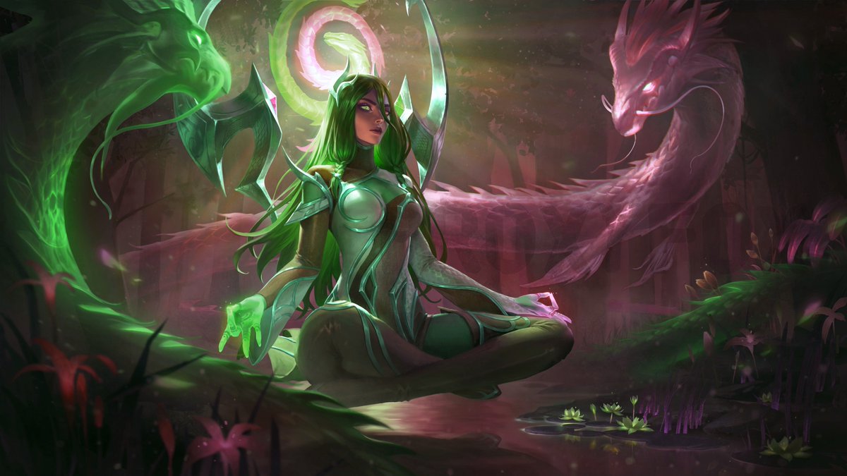 ✨#LeaguePartner Skincodes ✨
Ihr könnt 5x Tranquillity Dragon Karma + Emerald Chroma gewinnen.

Teilnahme:
× Follow
× Retweet
× Kommentiert mit eurem Lieblingschampion

Auslosung am 19.11. 20 Uhr
Viel Glück!