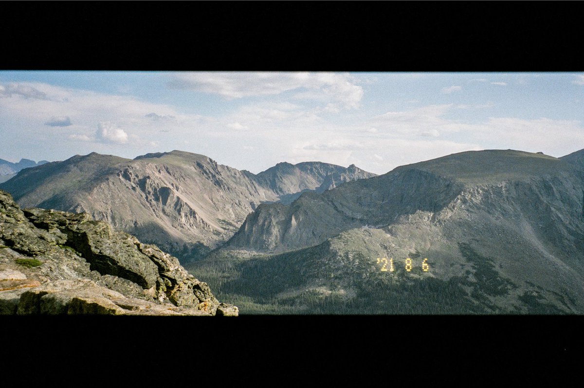 knifemakerguy's tweet photo. Rocky Mountain National Park, on Fuji Pro400h https://t.co/Tm1BSJtJnz